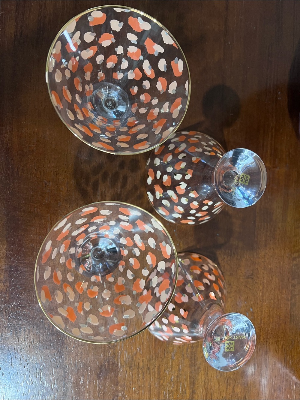Mary Square Martini Glasses - Set of 4